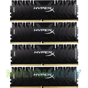 Оперативная память HyperX Predator 4x8GB DDR4 PC4-19200 (HX424C12PB3K4/32)
